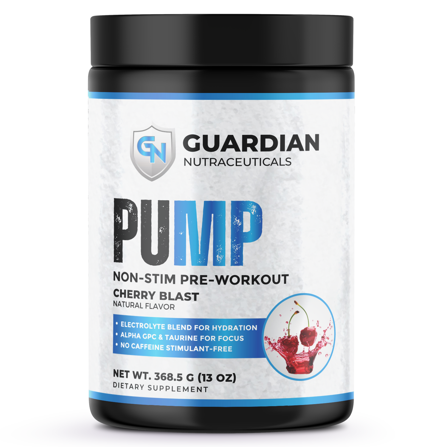 Pump Non - Stim Pre - Workout Cherry Blast 312g w/ Natural Flavo