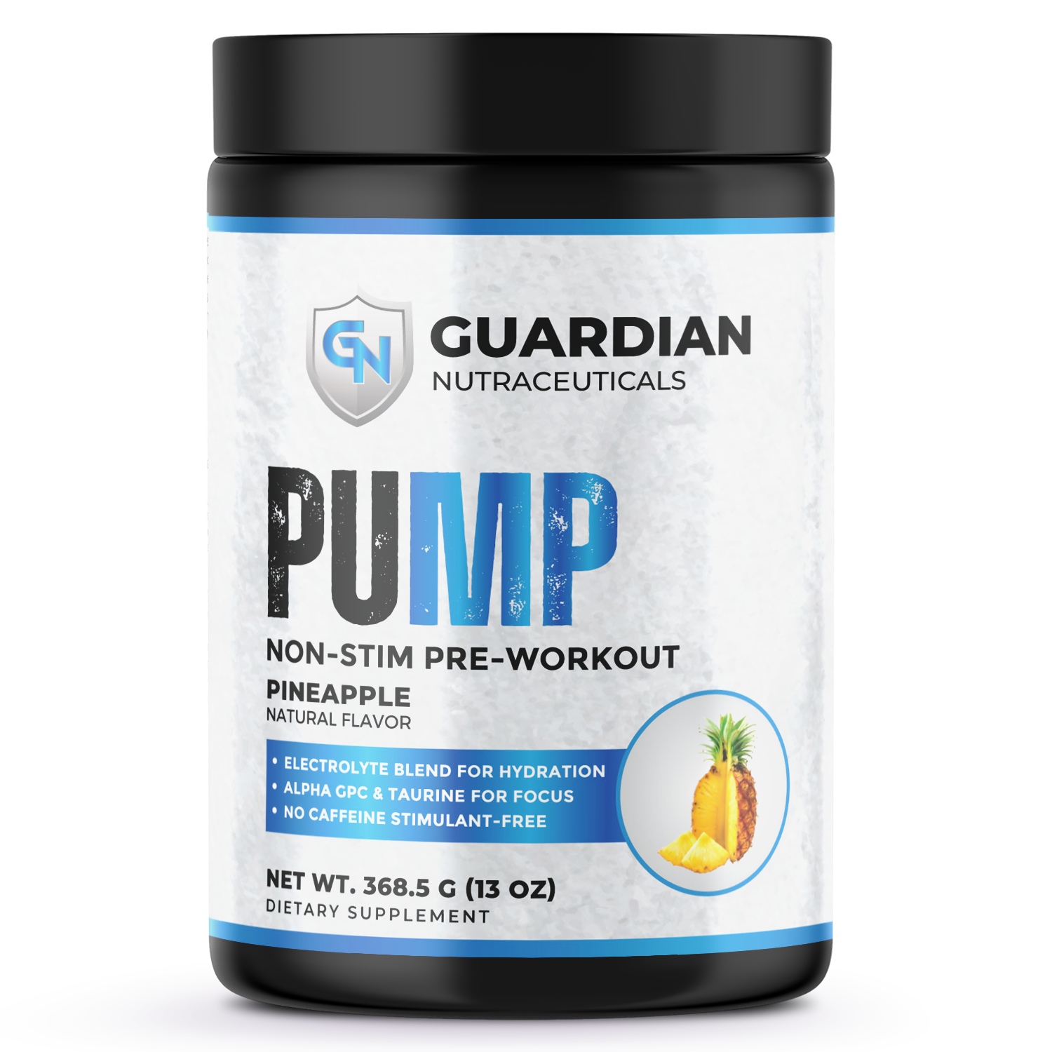 Non - Stim Pump Pre - Workout: Pineapple 312.5g w/ Natural Flavor