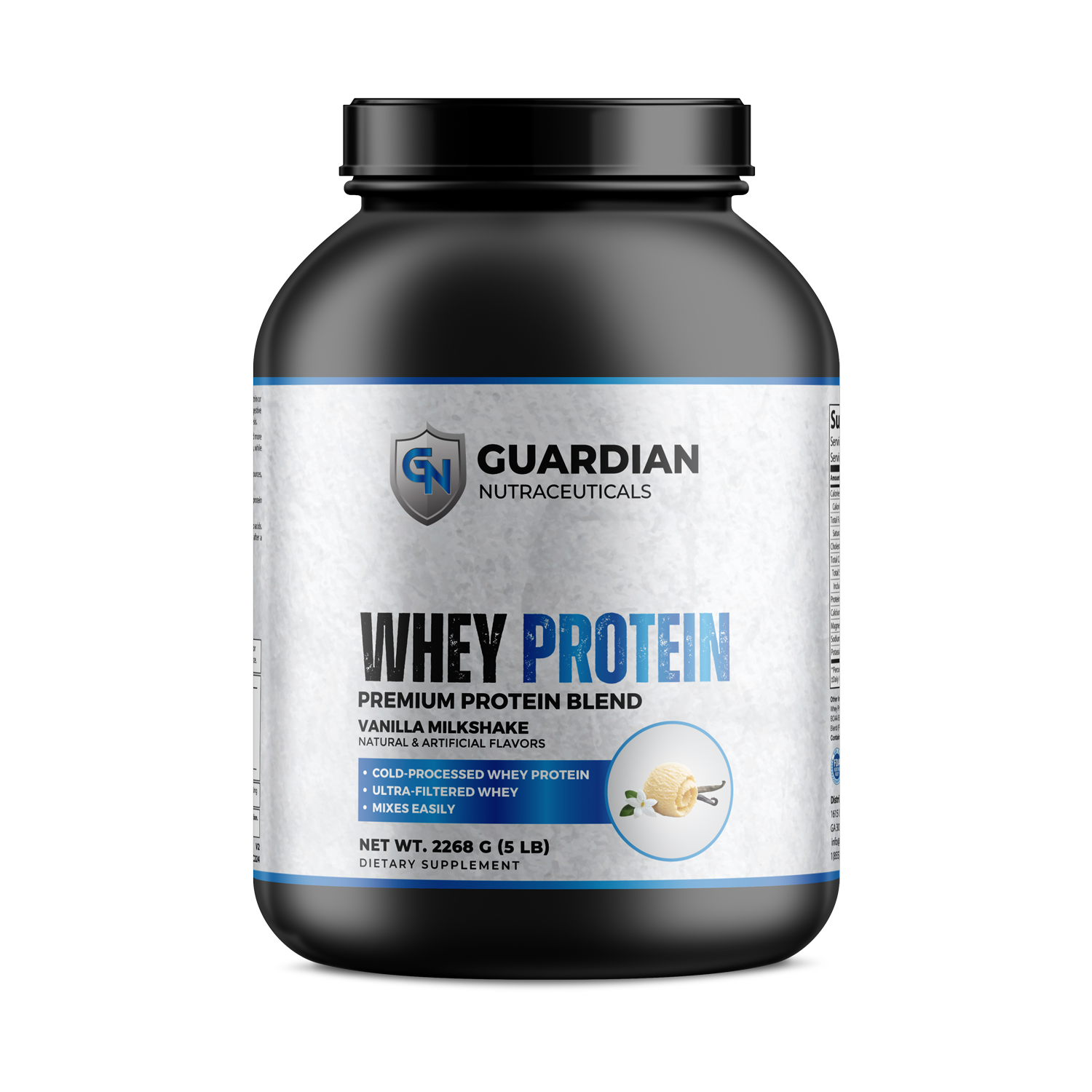 5lb Whey Protein Vanilla – 70 servings