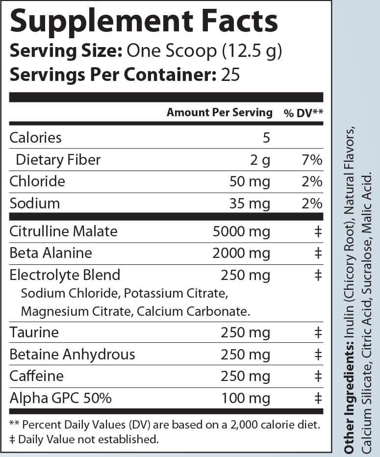 Pump Pre - Workout Citrus Blast 312g w/ Natural Flavor