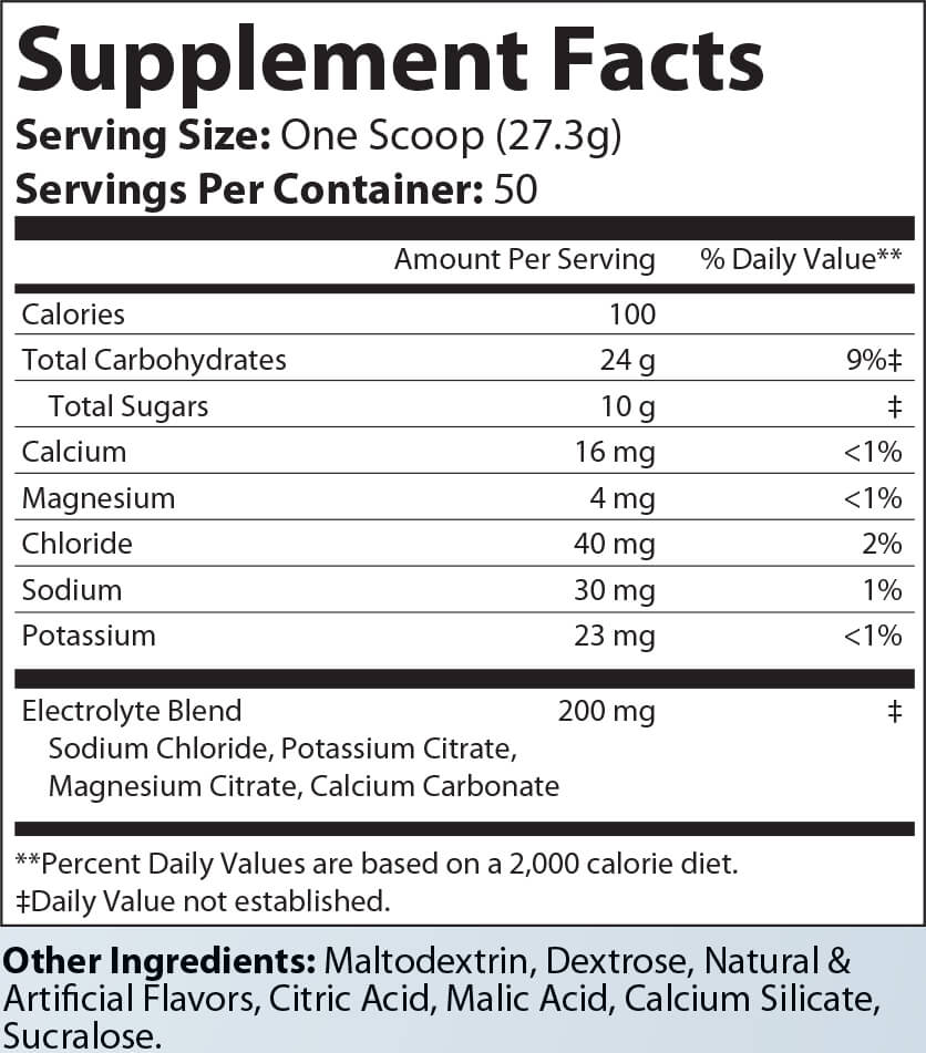 Recovery Carb + Electrolyte Summer Punch 1365g