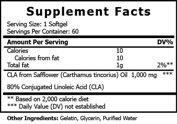 CLA Softgel (conjugated linoleic acid)