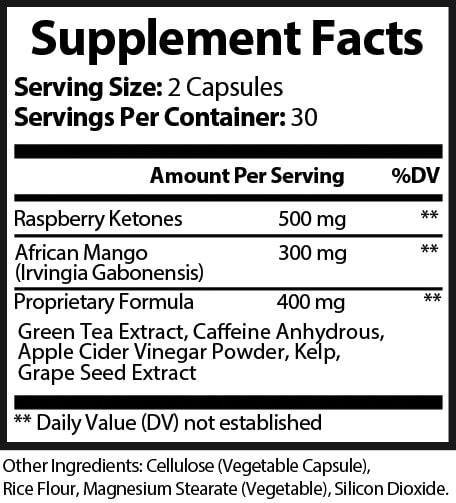 Raspberry Ketone Ultra Blend - 600mg