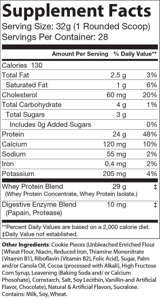 2lb Whey Cookies and Cream – 28 servings