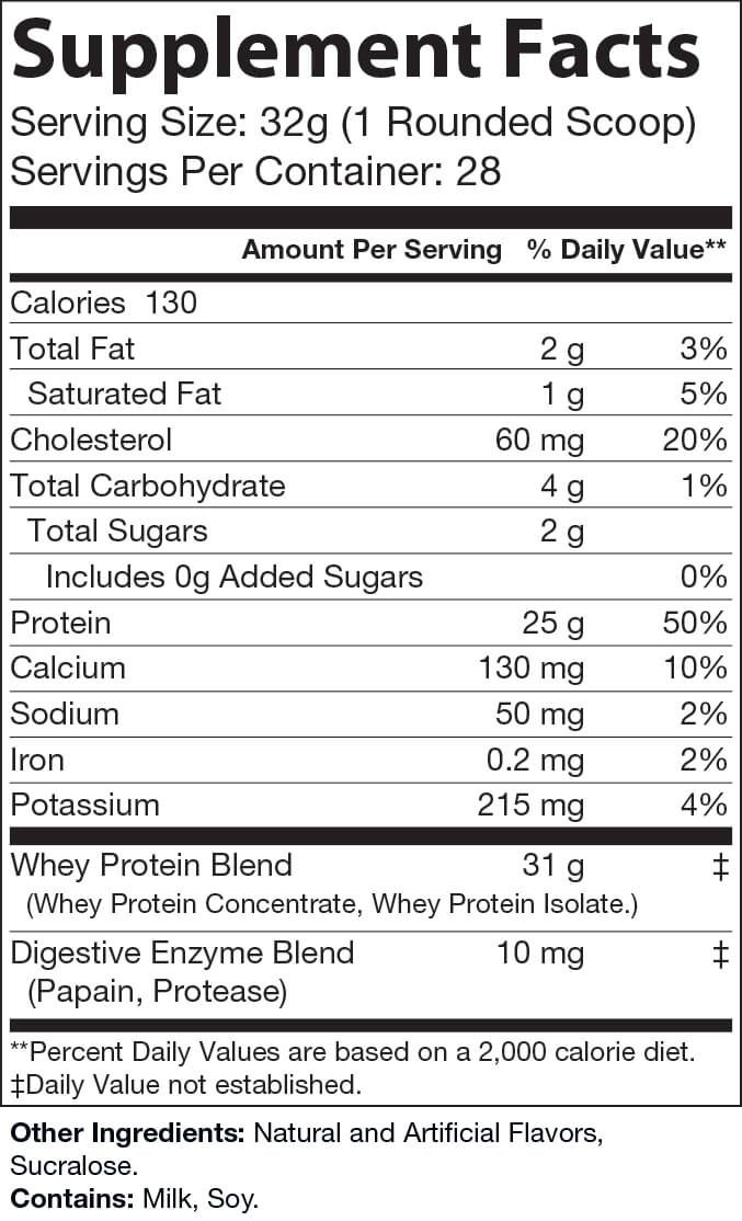 2lb Whey Cinnamon Swirl – 28 servings